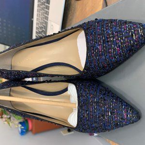 Ann Taylor Cornelia Tweed Pointy Toe Pumps, Size 8